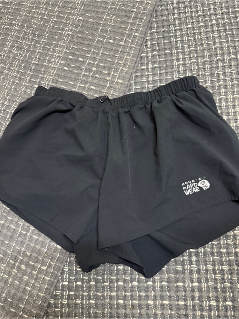 Mountain Hardwear Black Women's Running Shorts with Inner Liner